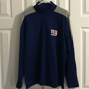 New York Giants 1/4 zip Pullover Mens M
